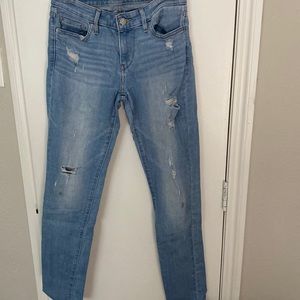 Brand Levis. Size 26. Skinny light denim.